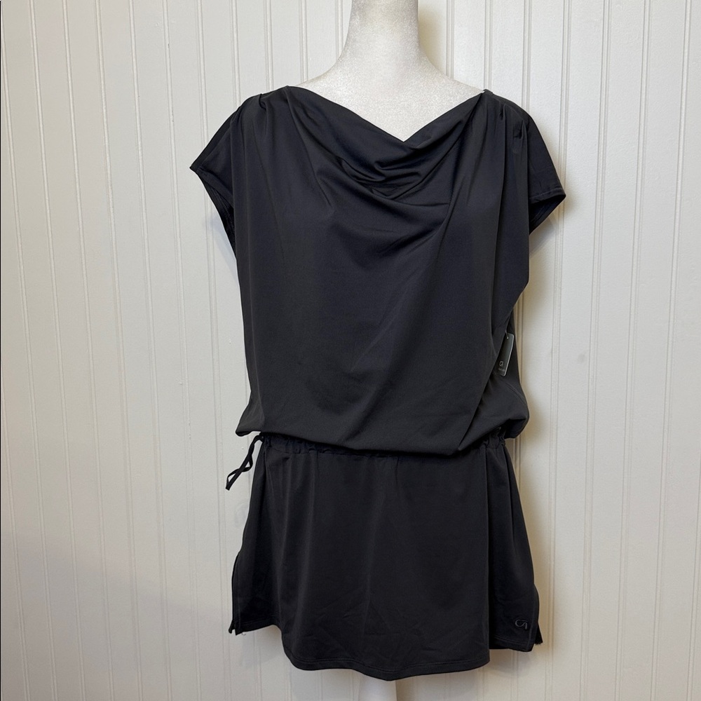 New | size S | Gap Body Fit Gray Open back Tennis /Dress / shirt